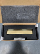 Alno A460-4-PB/NL Simplicity 4 Inch Center to Center Rectangular Cabinet Pull - Unlacquered Brass