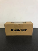 Kwikset Pismo Passage Door Knob Set with Square Rose - Polished Chrome