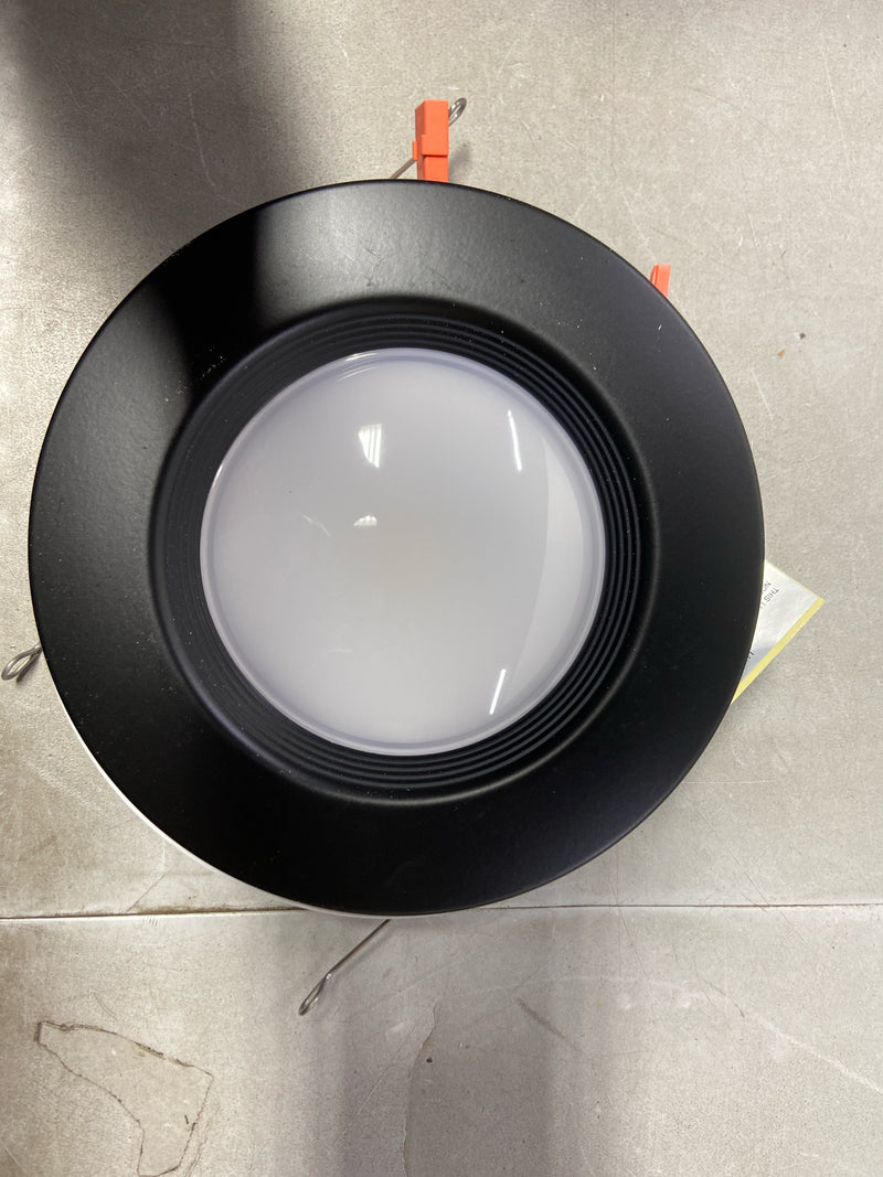 Satco S11835R1 5-6 in. Adjustable CCT Canless Remodel IC Rated Dimmable Indoor Integrated LED Recessed Light Trim