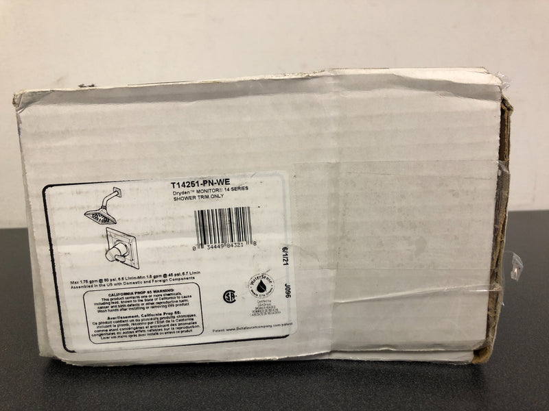 Delta Dryden Monitor 14 Series Single Function 1.75 GPM Pressure Balanced Shower Only - Less Rough-In Valve