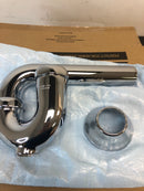 Kohler K-8998-CP Adjustable P-Trap with tubing outlet for 1.25" OD Inlet and 1.25" OD Outlet - Polished Chrome