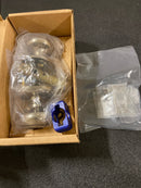 Emtek 8200NWUS14 Norwich Privacy Door Knob Set with Regular Rose from the Brass Classic Collection - Polished Nickel