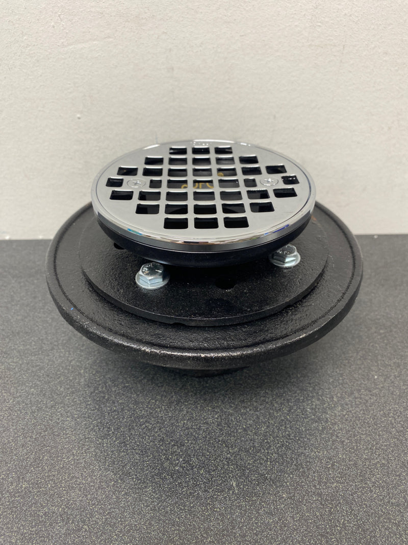 Kohler K-22671-CP Clearflo Round Brass Tile-in Shower Drain - Polished Chrome