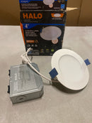 Halo HLB4LSFS5 4 in. Selectable CCT for Use in New Construction, Remodel and Retrofit Installation, Integrated LED Downlight