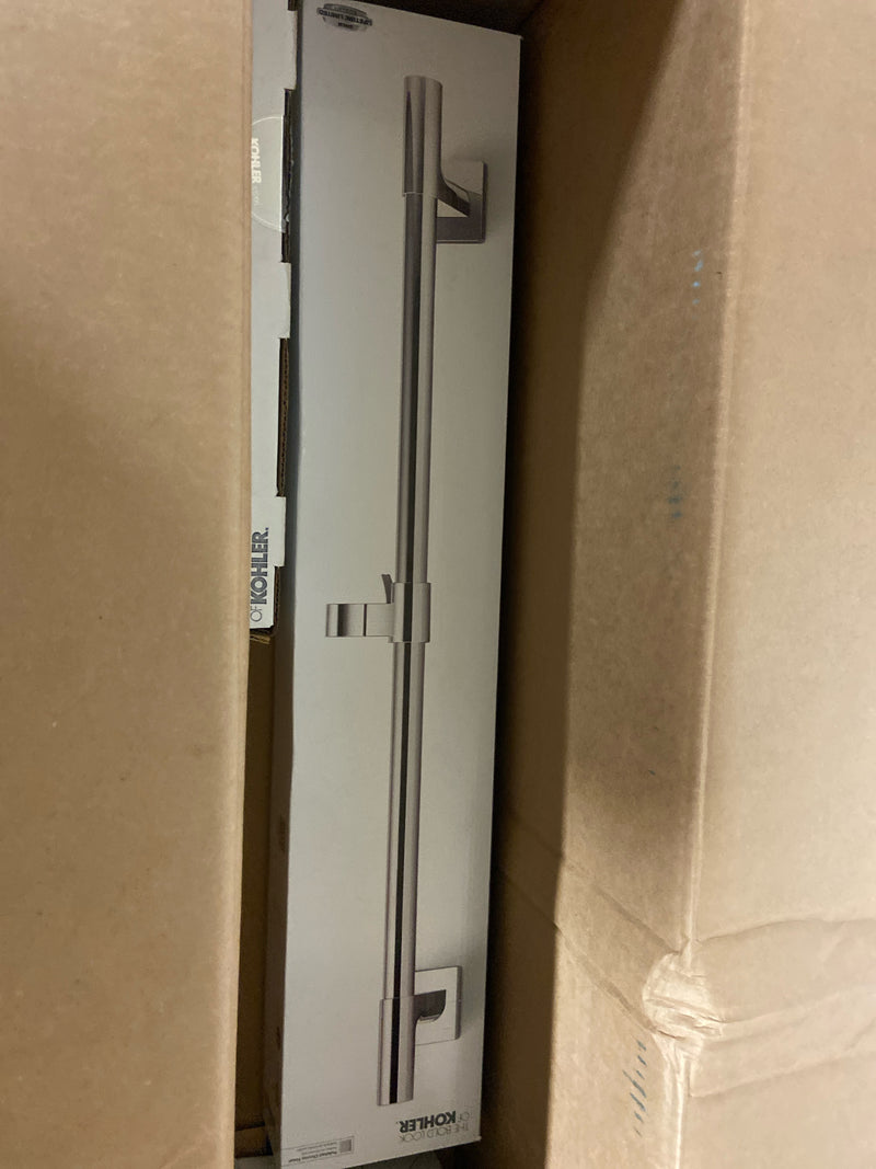 Kohler K-26914-Y-CP Awaken Pressure Balanced 2.5 GPM Shower System with Shower Head, Multi Function Hand Shower, Slide Bar, Wall Supply, Shower Arm, Hose, and Valve Trim - Polished Chrome