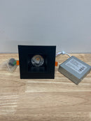 Element 4 Inch Square Indoor/Outdoor Regressed Gimbal Down Light (Black)