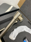 VIGO Zurich Single Handle Pull-Down Sprayer Kitchen Faucet Set with Deck Plate in Stainless Steel