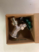 Prier Products C-355NP.50 1/2" FPT Handle and Key-Operated Angle Sill Faucet - Satin Nickel