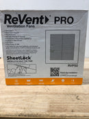 Revent RVP50ES 50 CFM Quick Install Professional Ceiling and Wall Mount Easy Roomside Bathroom/Bath Exhaust Fan, ENERGY STAR