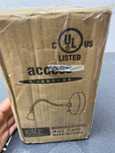 Access Lighting 70003LED-BRZ Epiphanie 5" Wide 3500K LED Hardwired or Plug-In Gooseneck Wall Sconce - Bronze