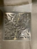 Newport Brass 233-604/26 Decorative Drains 6" Square Shower Drain Grid - Polished Chrome