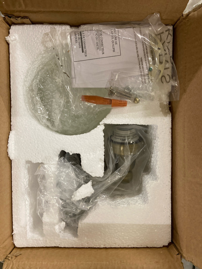 Livex Lighting 8553-63 Villa Verona 3 Light Verona Bronze Finish Vanity Bath with Aged Gold Leaf Accents and Rustic Art Glass