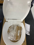 American Standard 5020B65G.020 Round Closed-Front Toilet Seat with Soft Close, Grip Tight, and Quick Release - White