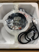 Living District Baxter 1 Light Pendant, Black/Clear, 9.8" - LD2212BK