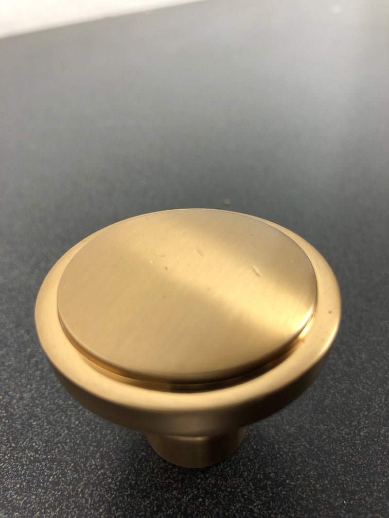 Emtek 86698US4 Haydon 1-3/4 Inch Mushroom Cabinet Knob - Satin Brass