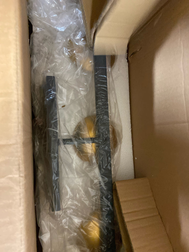 Kovacs P1353-618 Alluria 3 Light 24" Wide Bathroom Vanity Light with Etched Opal Glass Shades - Weathered Black / Autumn Gold