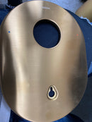 Moen UT3331BG Cia 3 Function Pressure Balanced Valve Trim Only with Double Lever Handle and Integrated Diverter - Less Rough In - Brushed Gold