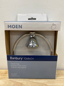 Moen Y2686CH Banbury 6" Wall Mounted Towel Ring - Chrome
