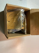 Emtek 2135US3 Square Tubular 2-1/2" Privacy Pocket Door Lock - Polished Brass