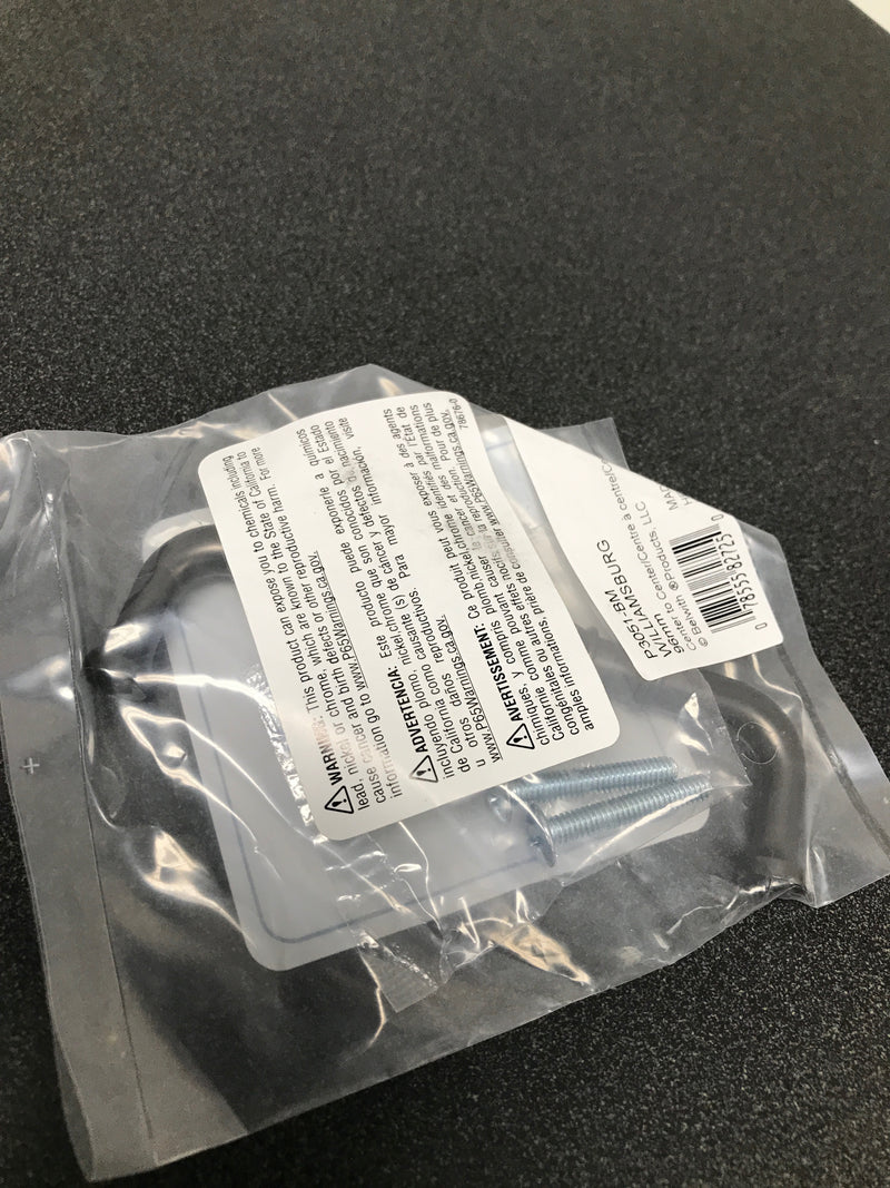 Hickory Hardware P3051-BM Williamsburg 3-3/4" Center to Center Traditional Rustic Farmhouse Cabinet Handle / Drawer Pull - Black Mist