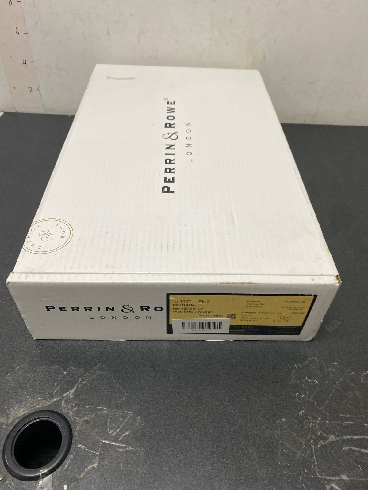 Perrin and Rowe U.KIT1307LS-PN-2 Georgian Era 0.5 GPM Hot Water Dispenser with Hot Water Filter Tank - Polished Nickel