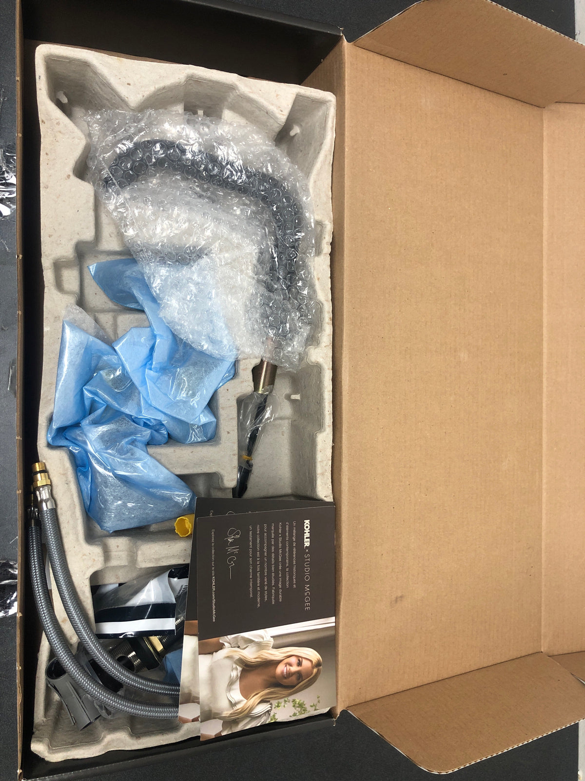 Kohler K-35908-4-BL Castia by Studio McGee 1.2 GPM Widespread Bathroom Faucet - Matte Black