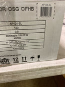 Aero Pure AP124-SL W 120 CFM w Quiet Bathroom Ceiling Ventilation Fan with Dimmable LED Light, White