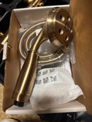 Delta T4797-CZFL-LHP Cassidy Gold 1-Handle Floor-Mount Roman Tub Faucet Trim Kit in Champagne Bronze (Valve and Handle Not Included)