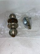 Kwikset 300P Polo Privacy Door Knob Set - Brass