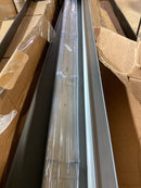 Infinity Drain S-TIF 6560 PG 60" Site Sizable Stainless Steel Linear Drain Kit with Tile Insert Frame – Includes PVC Channel, Stop Ends, and Outlet Assembly - Polished Gold