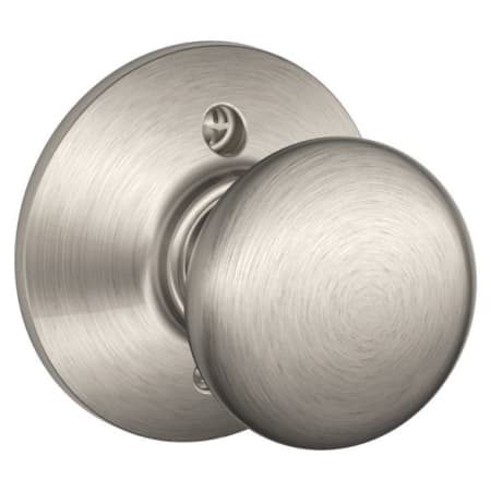 Schlage Plymouth Non-Turning One-Sided Dummy Door Knob - Satin Nickel