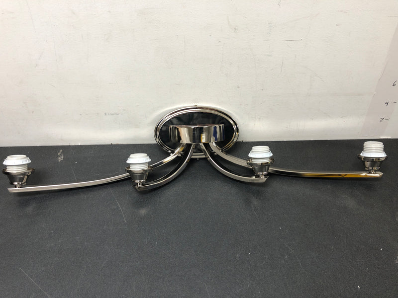 Minka Lavery 3984-613 4 Light Vanity Light from the Tilbury Collection - Polished Nickel