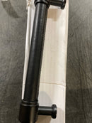 Signature Hardware 954063-5116 Lazzara 5-1/16 Inch Center to Center Black Leather Bar Cabinet Pull
