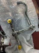 Rohl A1456XMAPC-2 Acqui 1.5 GPM Wall Mounted Widespread Bridge Kitchen Faucet - Polished Chrome