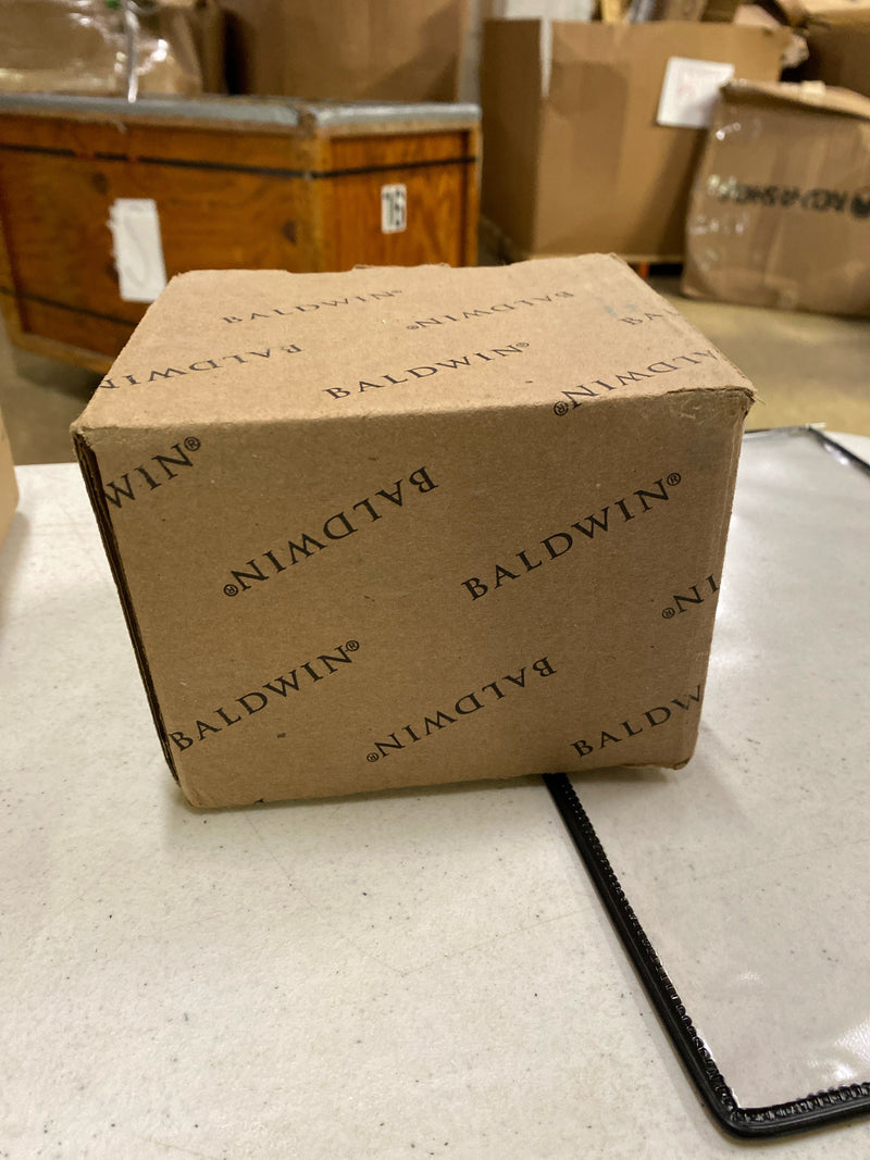 Baldwin 5105.Pass 5105 Passage Door Lever Set with 5046 Rose from The Estate Collection - Polished Chrome