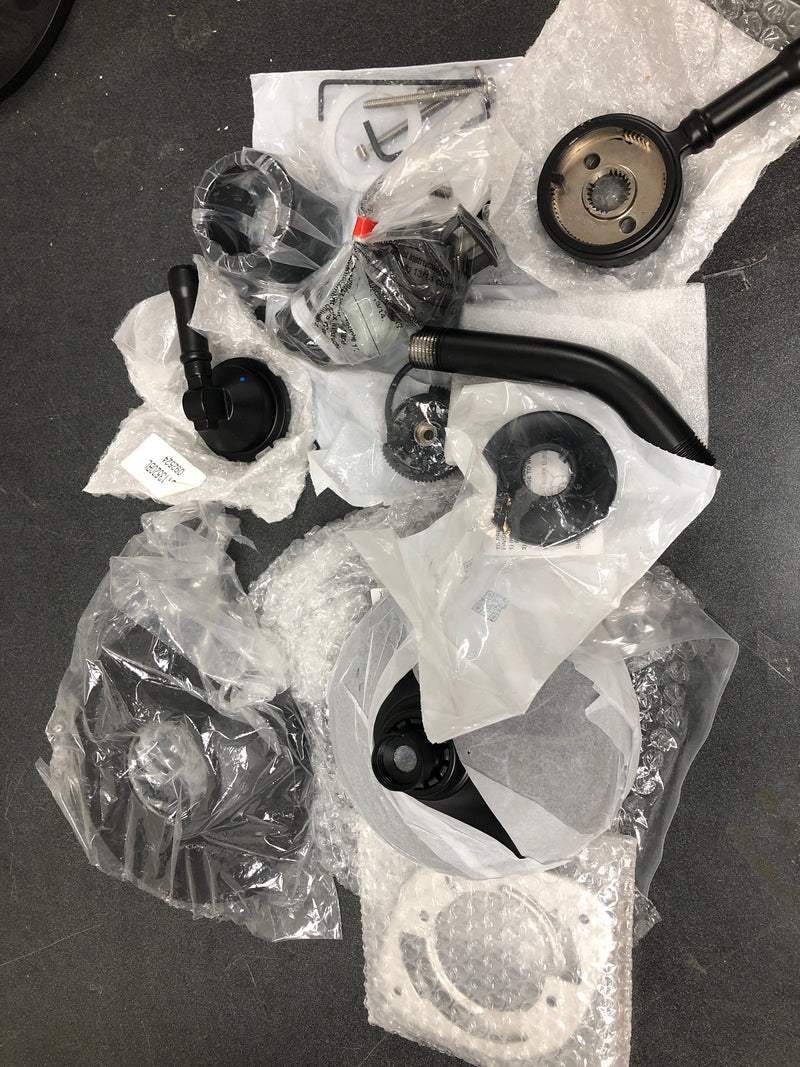 Delta T17284-BL Broderick Monitor 17 Series Dual Function Pressure Balanced Shower Only with Integrated Volume Control - Less Rough-In Valve - Matte Black