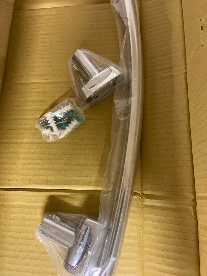 Signature Hardware 466760 60" Curved Brass Shower Rod - Chrome