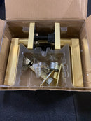 Kwikset 730HFLSQT46ALRCS Halifax Privacy Door Lever Set - Brass