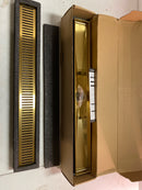 Vigo VG07002MG Elan 24" Linear Shower Drain - Matte Brushed Gold