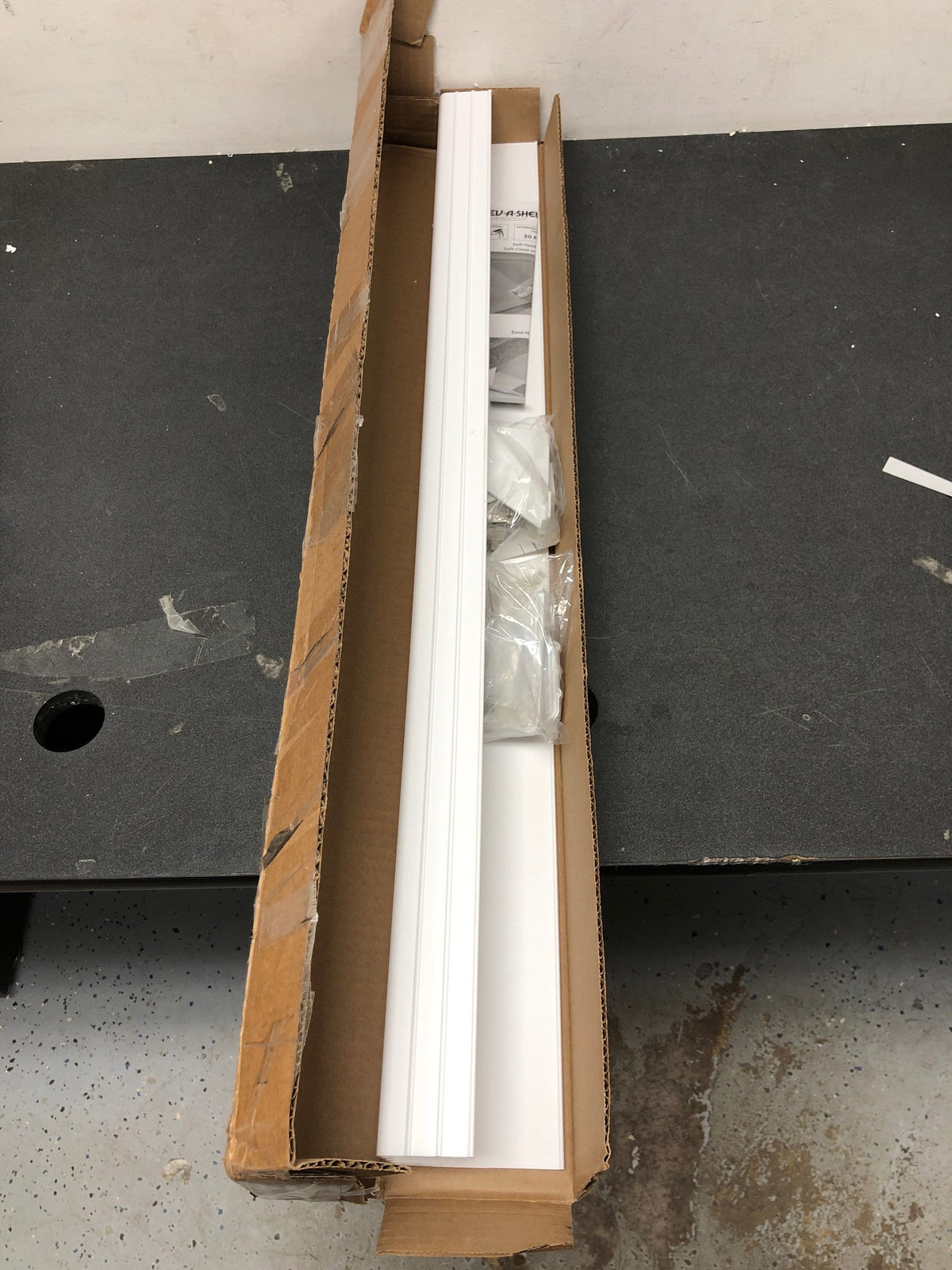 Rev-A-Shelf Polymer Trim to Fit Slim Tip Out Tray for Sink Base Cabinets, White