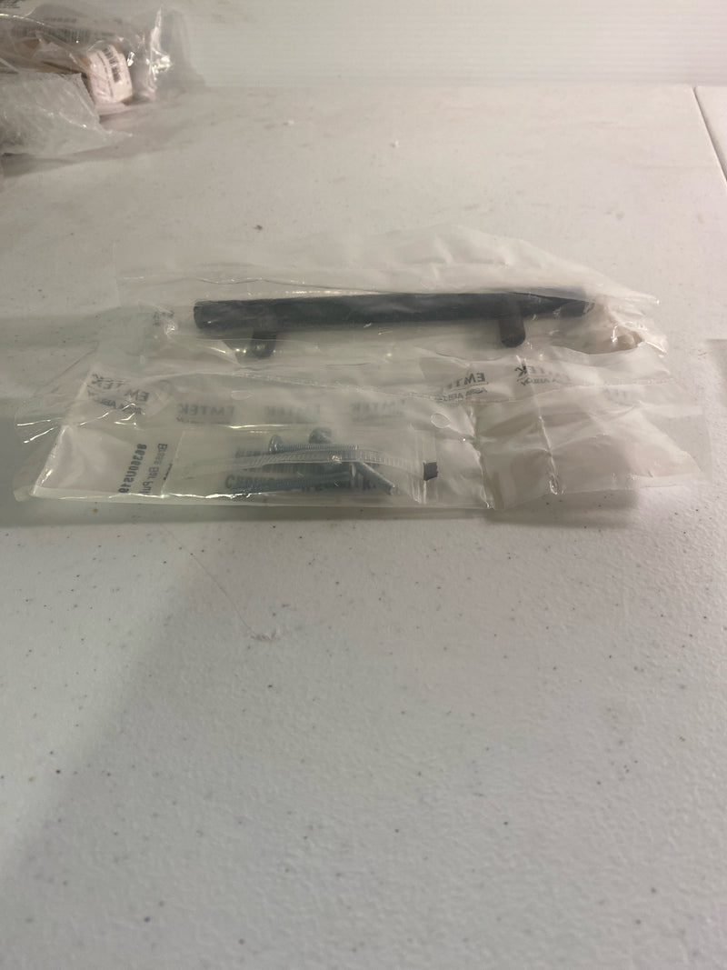 Emtek 86360US19 4 in. Brass Bar Pull, Flat Black