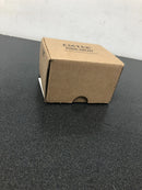 Emtek 2134US26 Square Tubular 2-1/2" Passage Pocket Door Pull - Polished Chrome