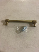 Amerock BP37745BBZ Faraday 6-5/16 Inch Center to Center Knurled Bar Cabinet Pull - Golden Champagne