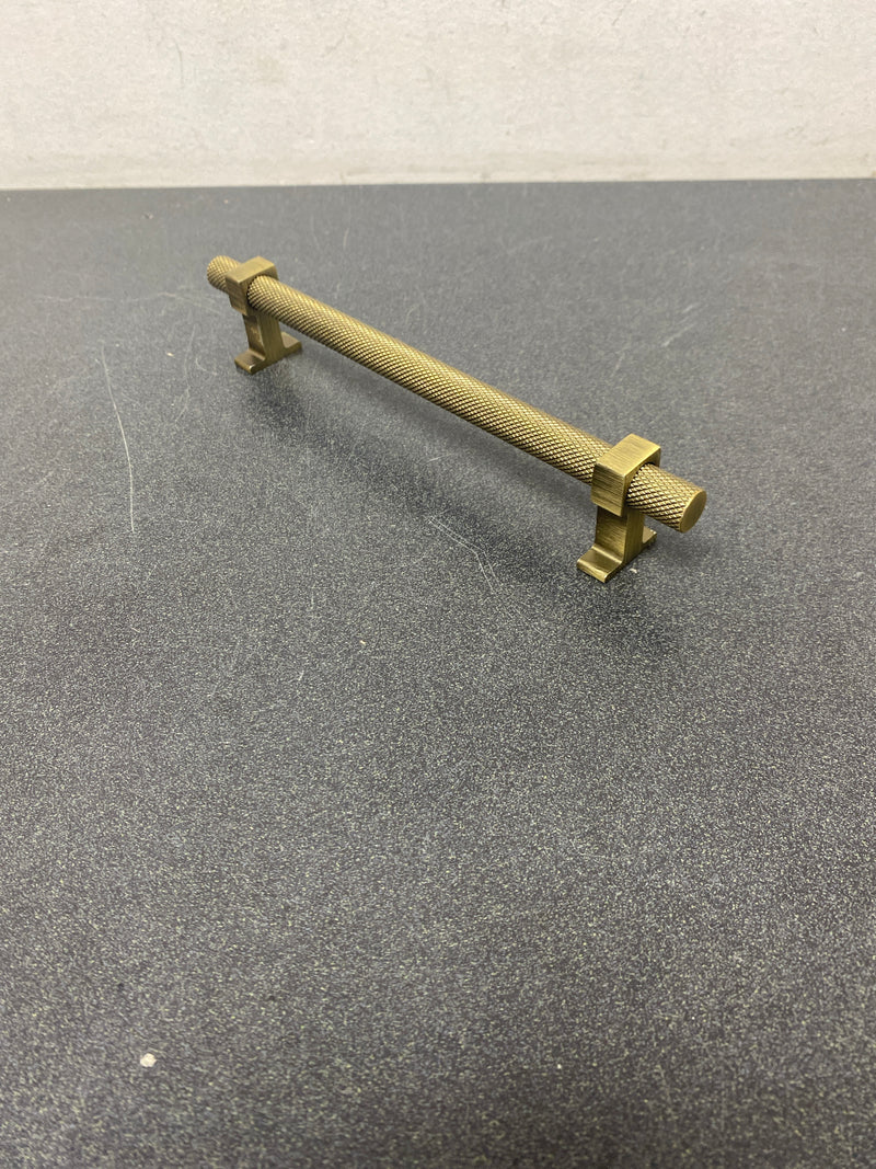Signature Hardware 462366 Andrex 6-5/16 Inch Center to Center Bar Pull - Antique Brass
