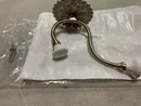 Signature Hardware 444409 Beaded Floral 3-3/8 Inch Wide Double Coat and Hat Hook - Antique Pewter