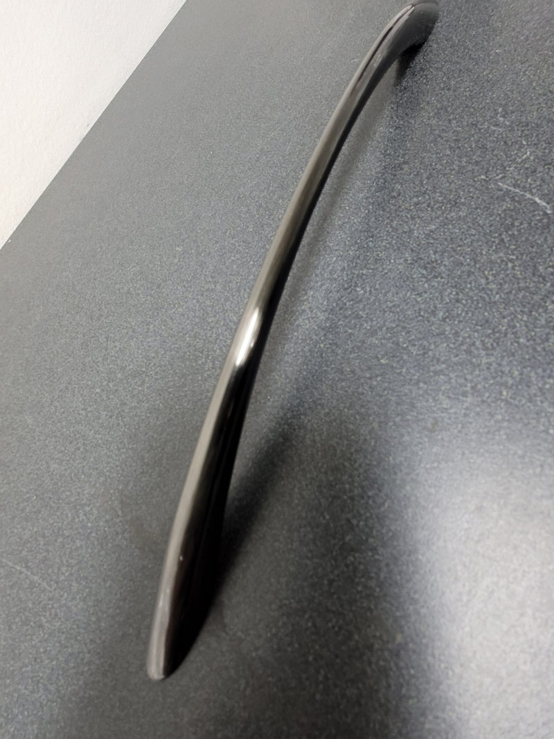 Century 28169-BNB Metro 8-13/16 Inch Center to Center Arch Cabinet Pull - Brushed Black Nickel