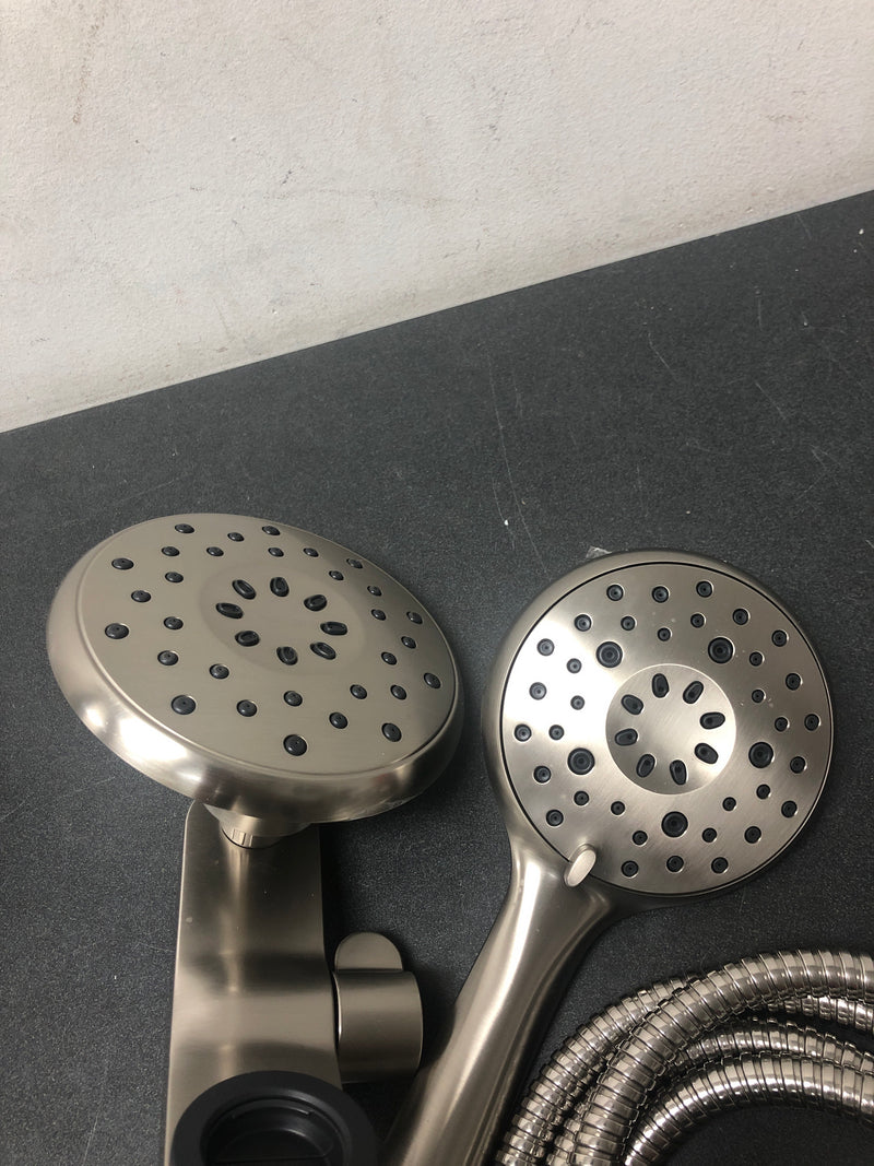 Kohler R30236-G-BN Claro 1-Spray Dual Wall Mount Fixed and Handheld Shower Head 1.75 GPM in Vibrant Brushed Nickel