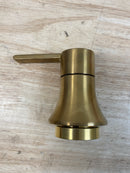 Signature Hardware SHLZTVLEVBG Lentz Handle Only - Less Trim Plate - Brushed Gold