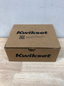 Kwikset 720HFLRDT-514 Halifax Passage Door Lever Set with Round Rose - Matte Black