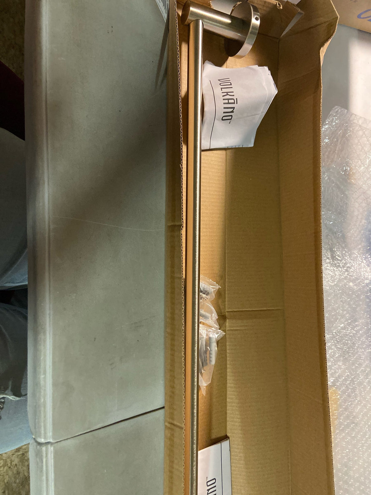 ICO Bath V67154 Lava 24" Towel Bar - Brushed Nickel